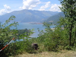 Aussicht vom ersten Schlafplatz
